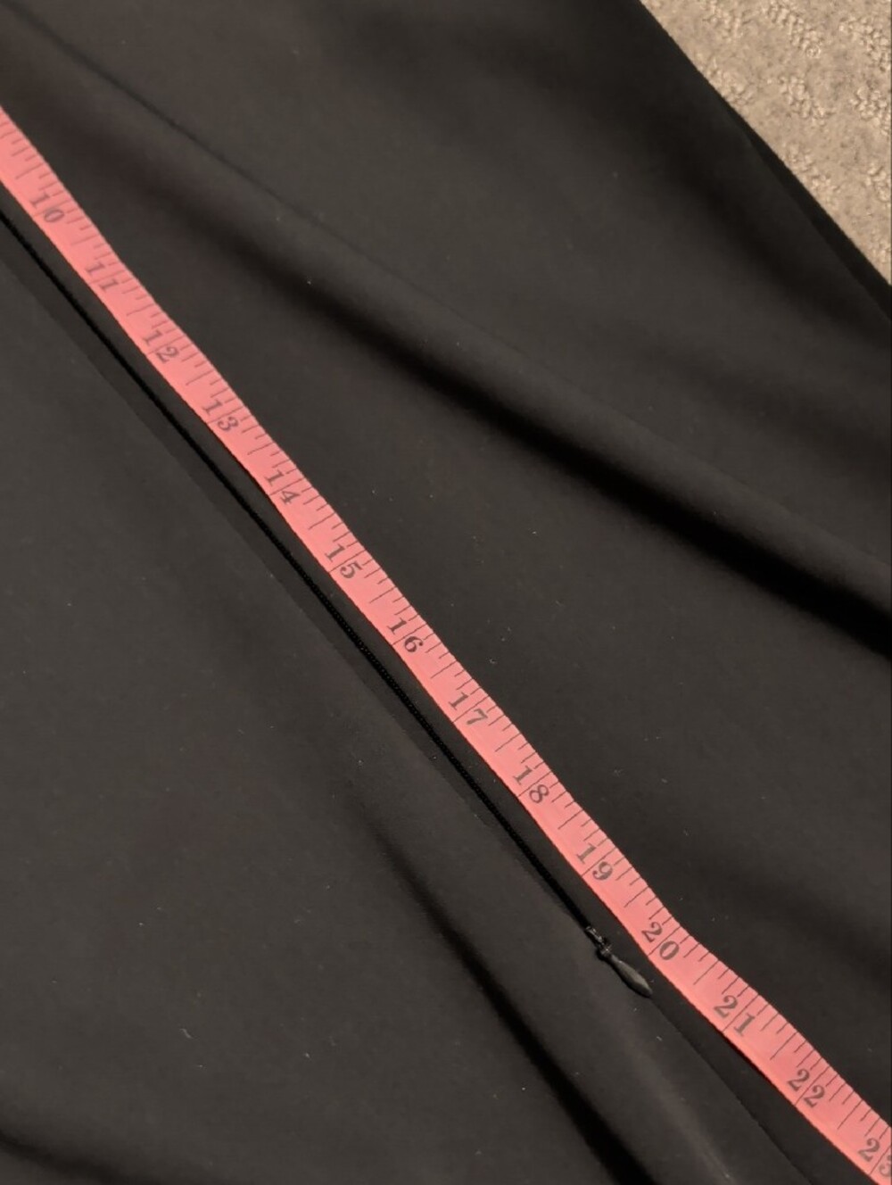 Ann Taylor Black Mini Shift Dress with Scalloped Sleeve Trim - Picture 12 of 13